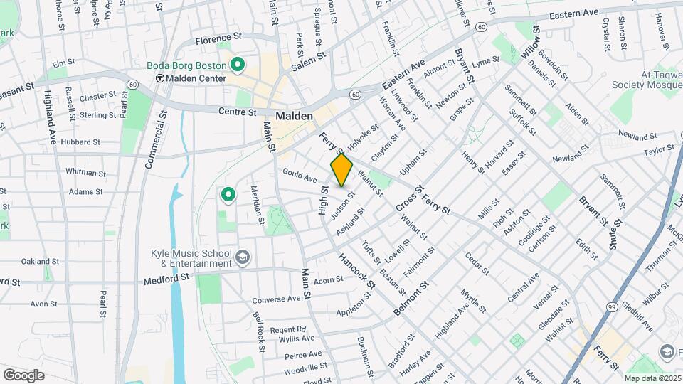 21 Garland Ave Map and Location Details