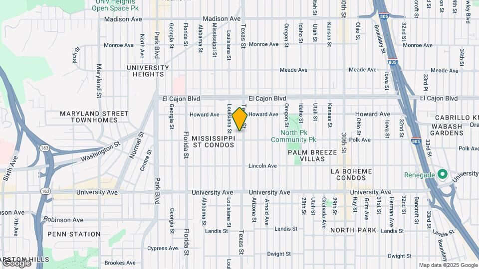 4118 Texas St Mapa y Detalles de la Ubicación