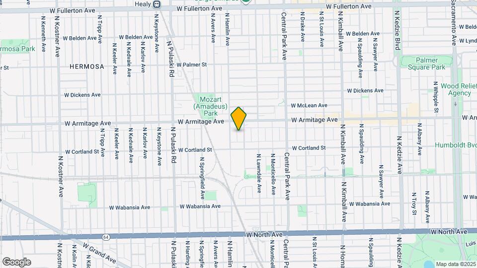 1938 N Ridgeway Ave Map and Location Details