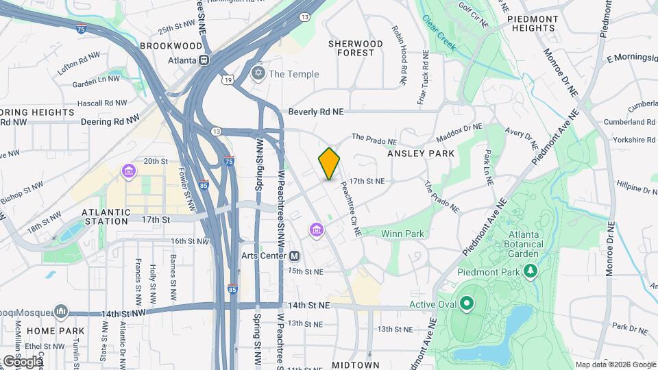 71 17th St NE, Unit 2 Map and Location Details