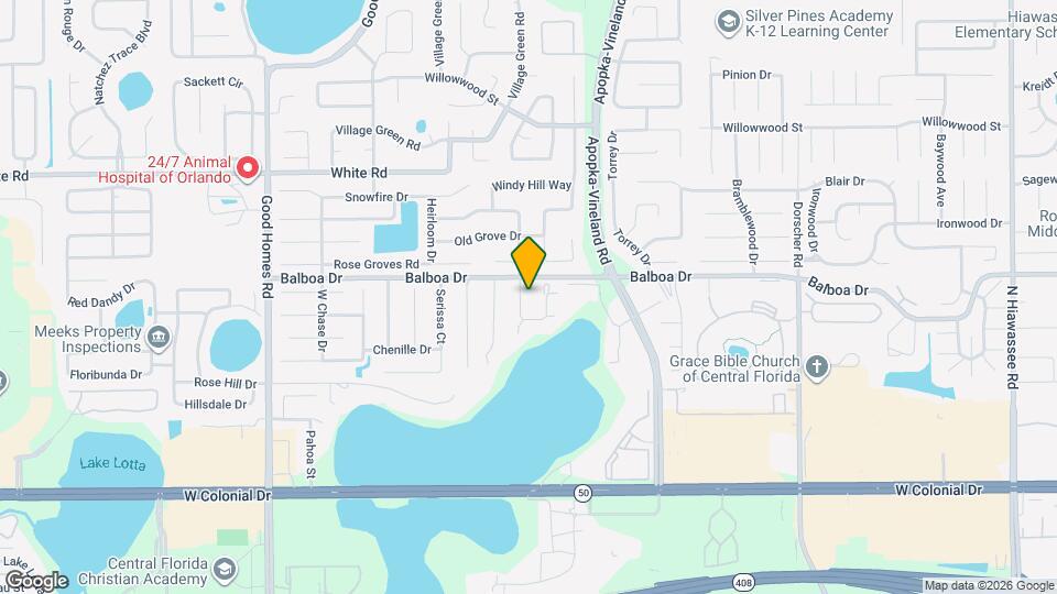 1275 Woodman Way Map and Location Details