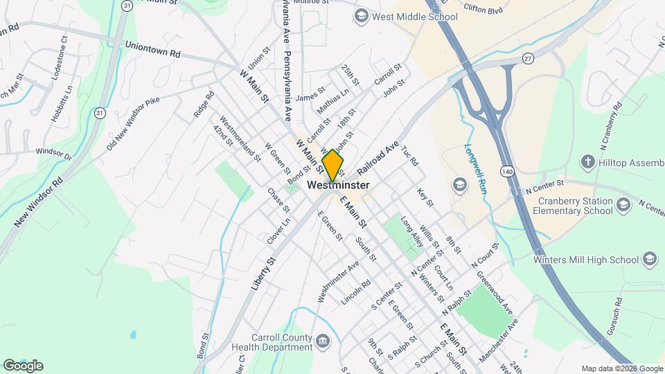 27 W Main St Mapa y Detalles de la Ubicación