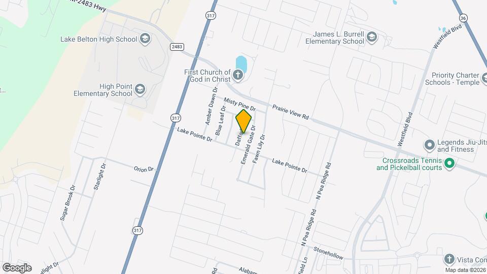 1223 Daffodil Dr Mapa y Detalles de la Ubicación