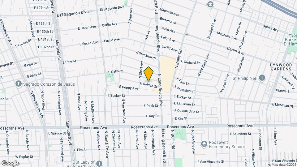 1211 E Golden St Mapa y Detalles de la Ubicación