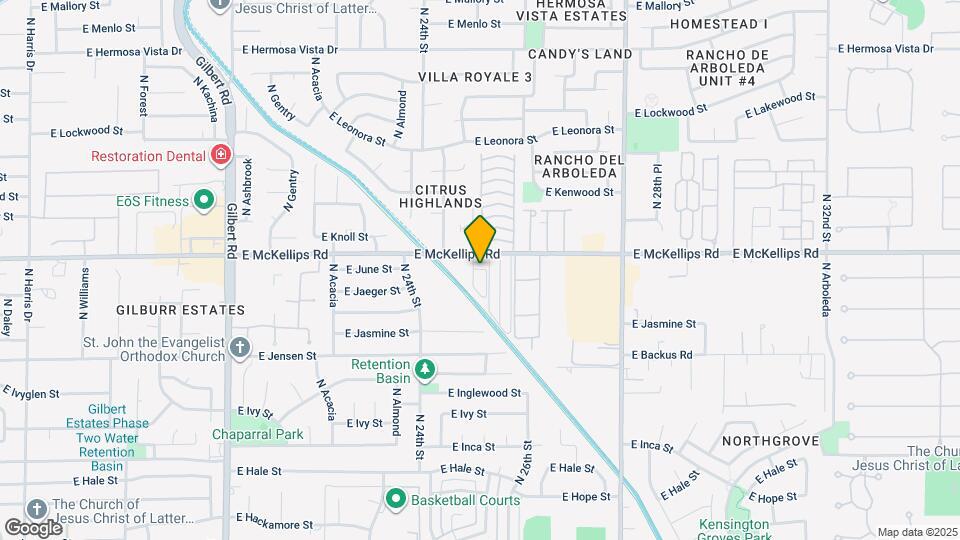 2511 E McKellips Rd Map and Location Details