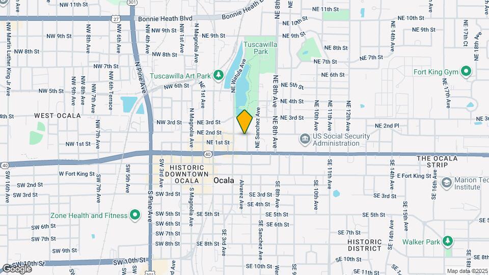 114 NE Tuscawilla Ave Map and Location Details