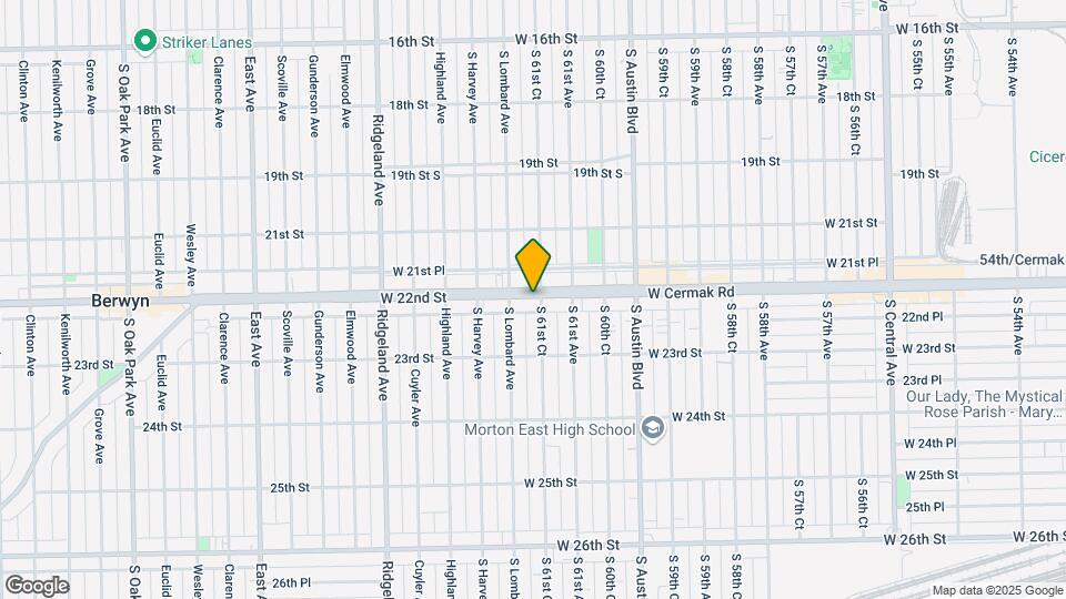 6127-6133 W Cermak Rd Map and Location Details