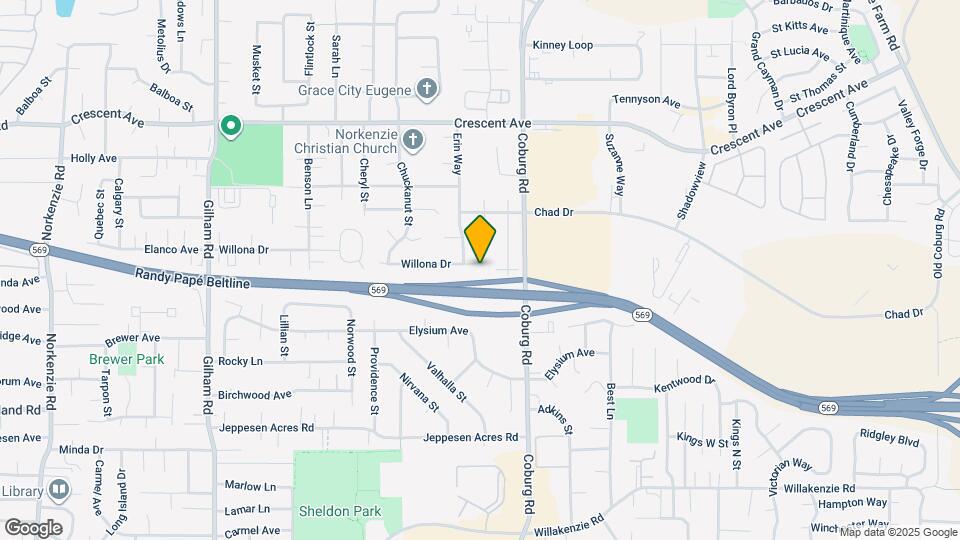 2644 Willona Dr Map and Location Details