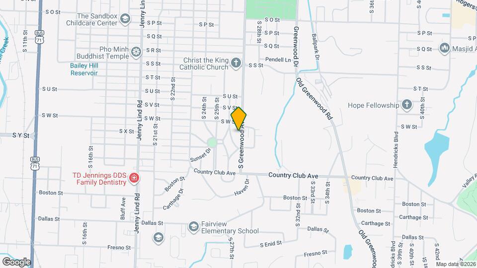 2422 S Greenwood Ave Map and Location Details