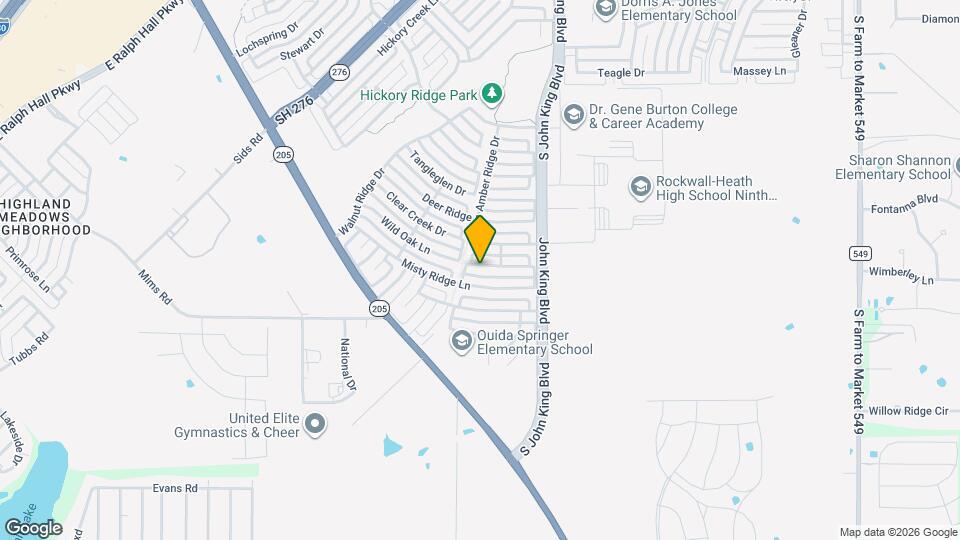 3017 Dusty Ridge Dr Mapa y Detalles de la Ubicación