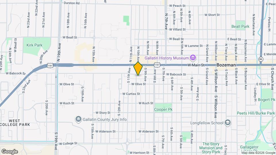 110 S 10th Ave Map and Location Details