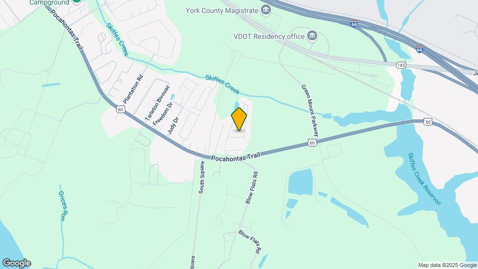 1615 Skiffes Creek Cir Map and Location Details