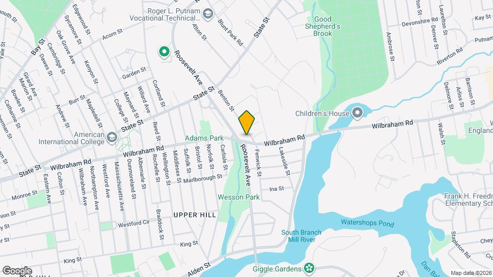 456 Wilbraham Rd Map and Location Details