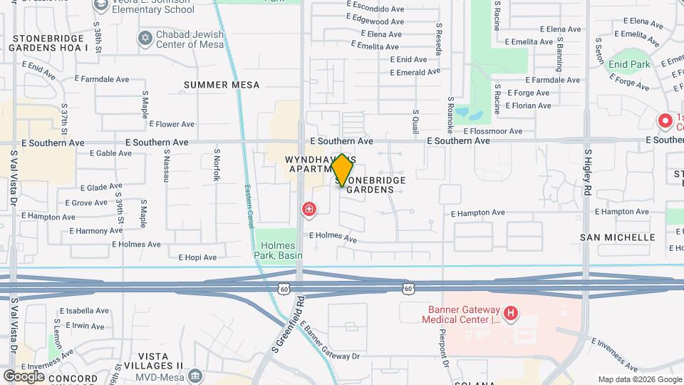 4512 E Grove Ave Map and Location Details