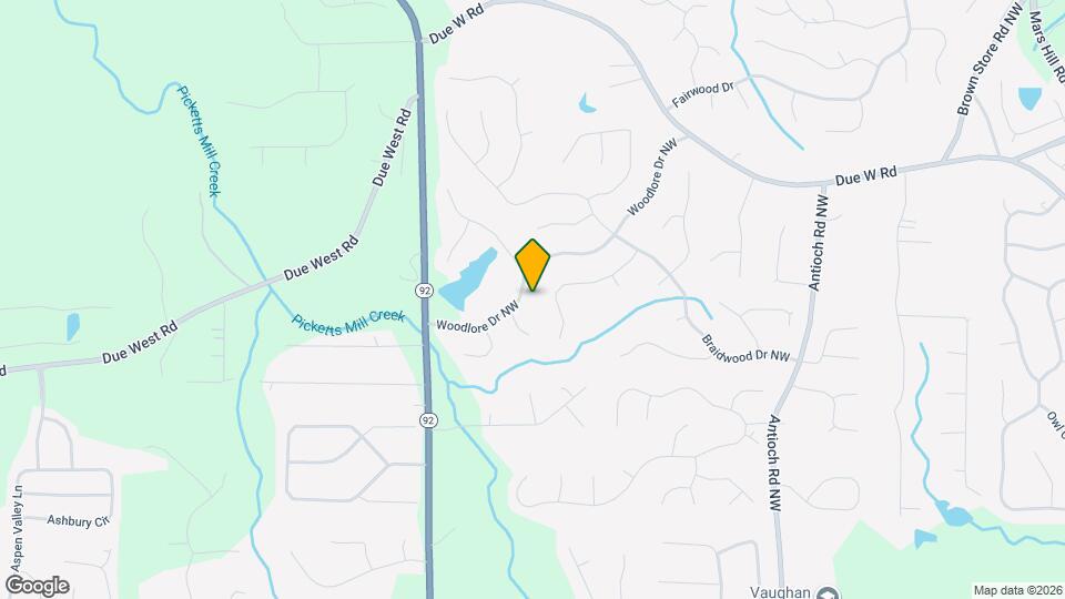 6309 Woodlore Dr NW Mapa y Detalles de la Ubicación