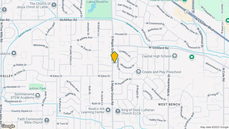 4160 N Maple Grove Rd Map and Location Details