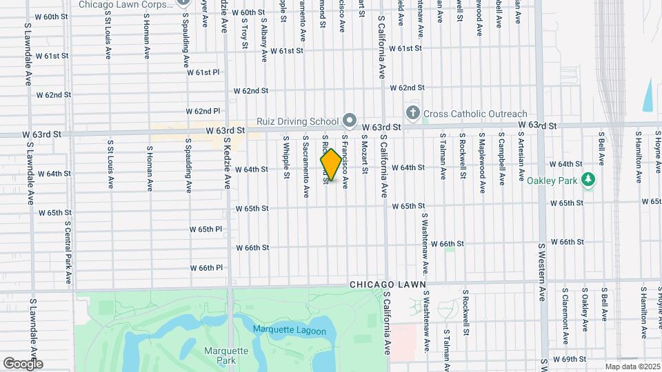 6429 S Richmond St Map and Location Details