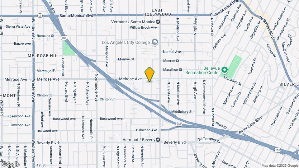 645 N New Hampshire Ave Mapa y Detalles de la Ubicación