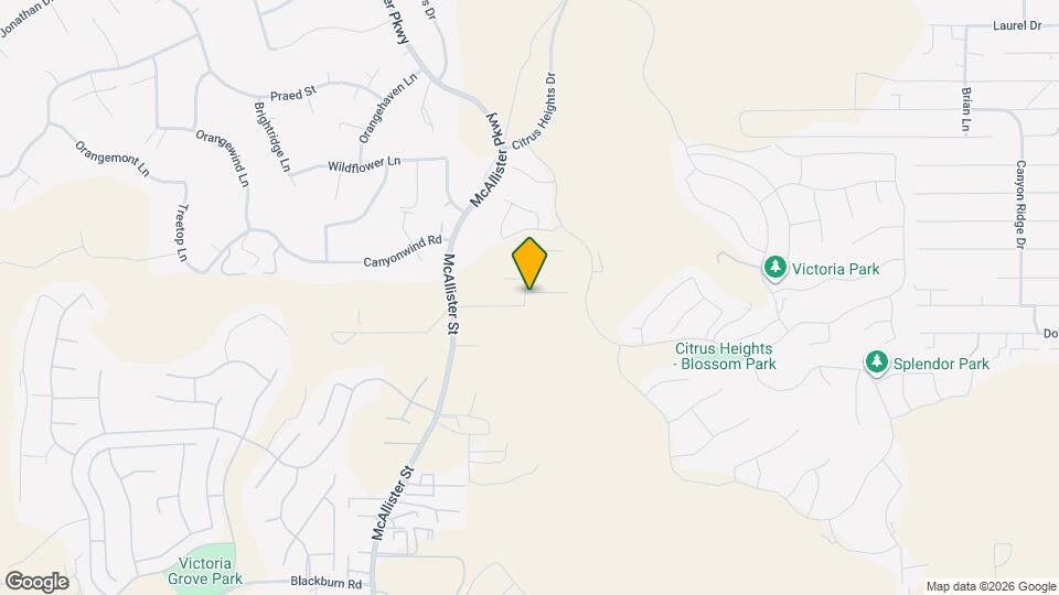 13135 Via Sherry Map and Location Details