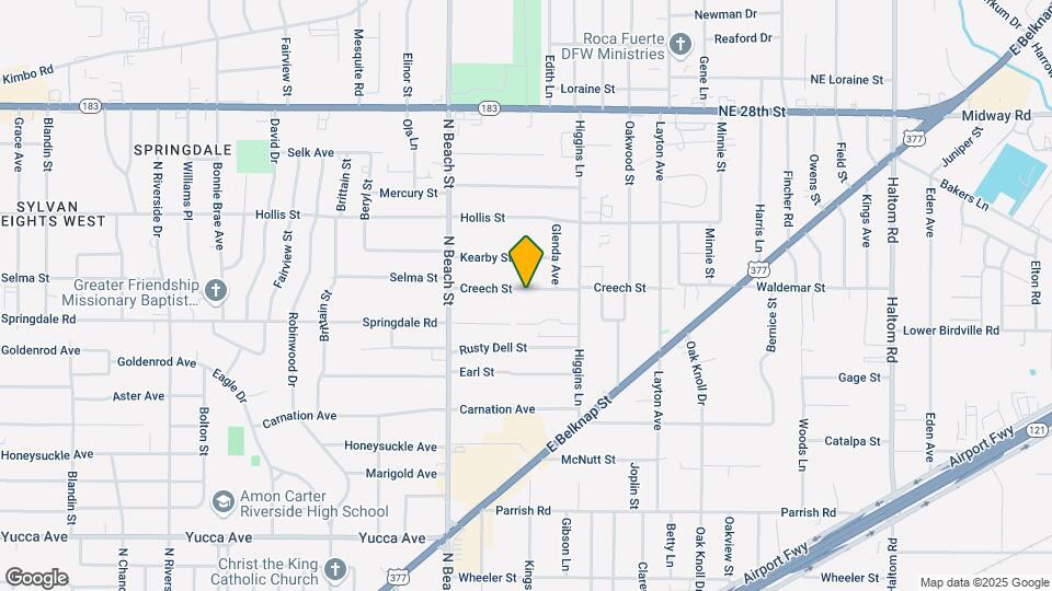 4026 Creech St Map and Location Details