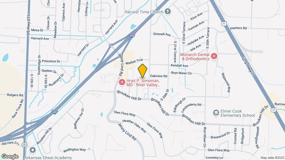 2737 Oakview Rd Map and Location Details