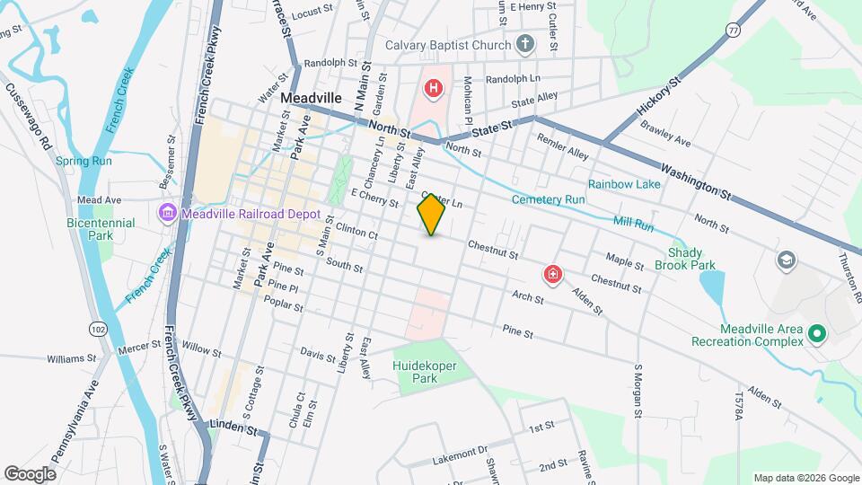 466 Chestnut St, Unit 1 Map and Location Details