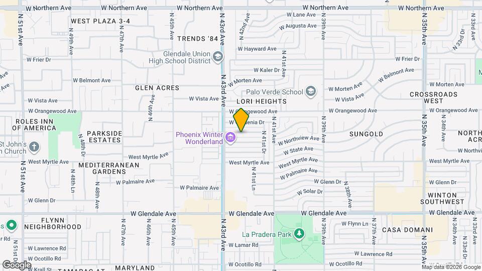 4213 W Northview Ave Mapa y Detalles de la Ubicación