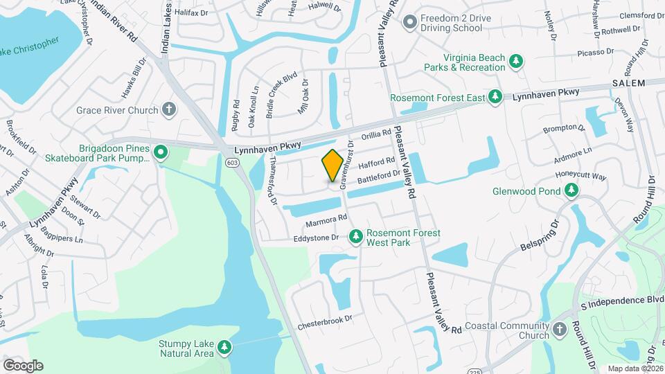 1461 Collingswood Trail Map and Location Details