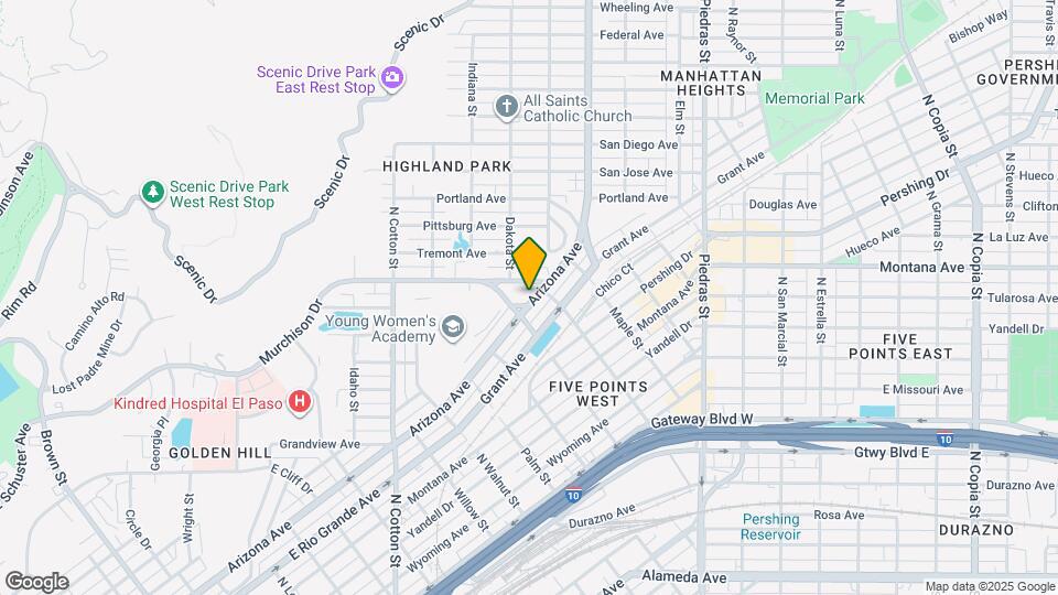 2515 Arizona Ave Map and Location Details