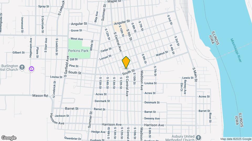 1117 S Central Ave Map and Location Details