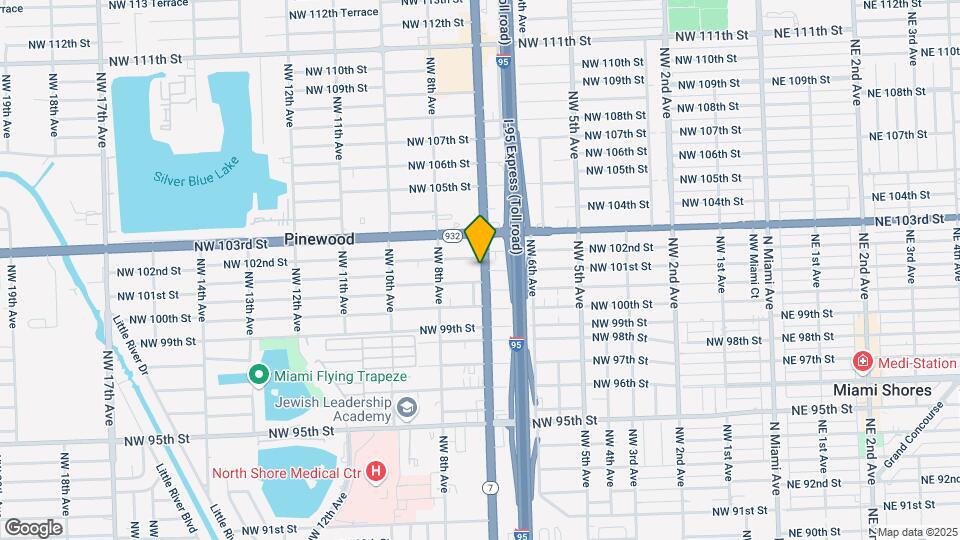 10124 NW 7th Ave Map and Location Details