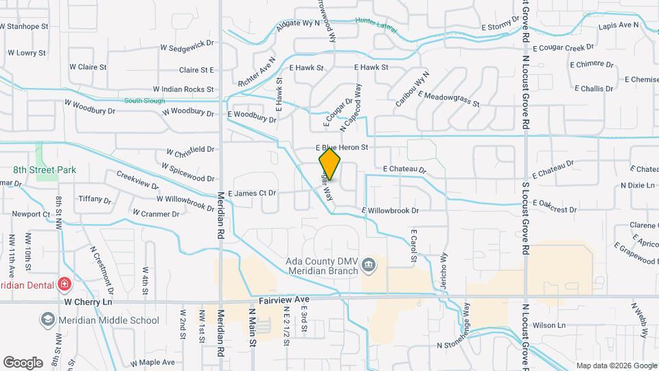 2176 N Cougar Way Map and Location Details