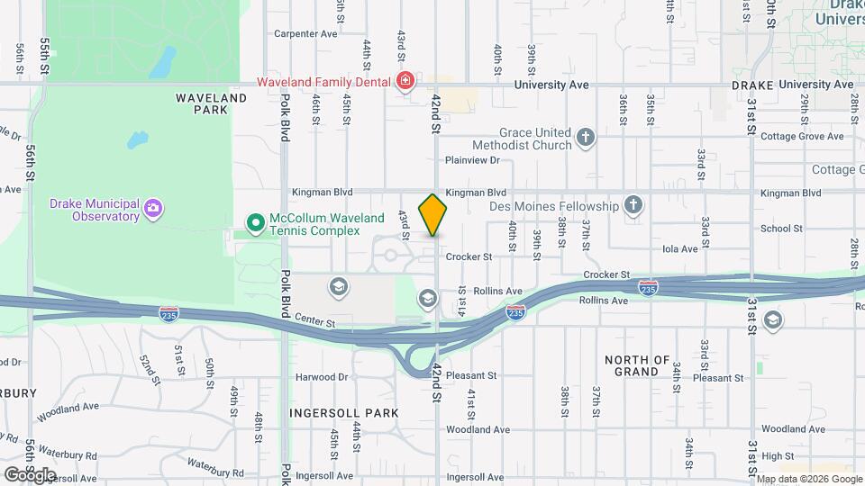 936 42nd St, Unit A Map and Location Details