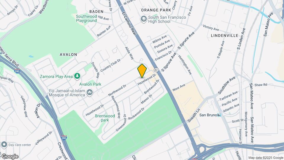 160 Hazelwood Dr Mapa y Detalles de la Ubicación