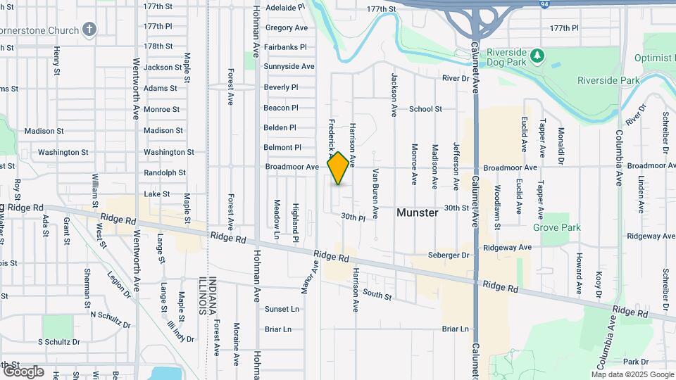 8135 Frederick Ave Map and Location Details