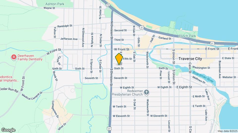 604 Sixth St Map and Location Details