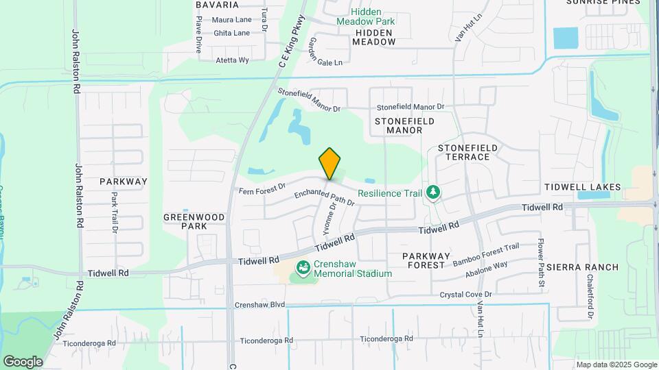 12702 Fern Forest Dr Map and Location Details