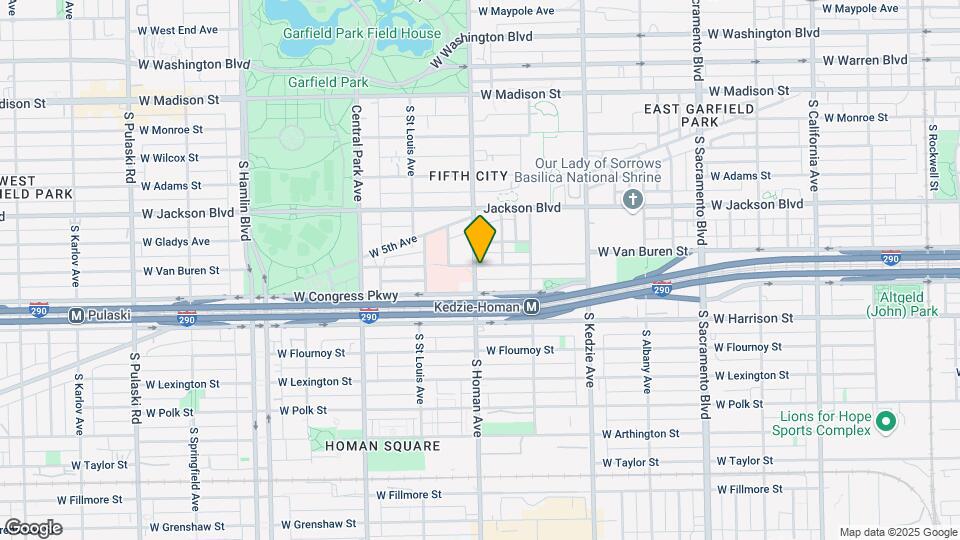 401 S Homan Ave Map and Location Details