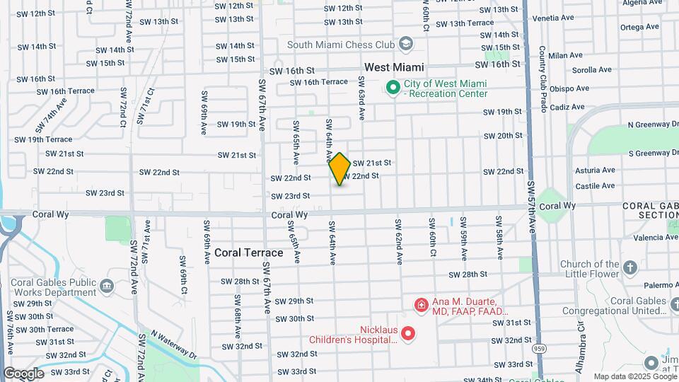 6371 SW 23rd St Map and Location Details