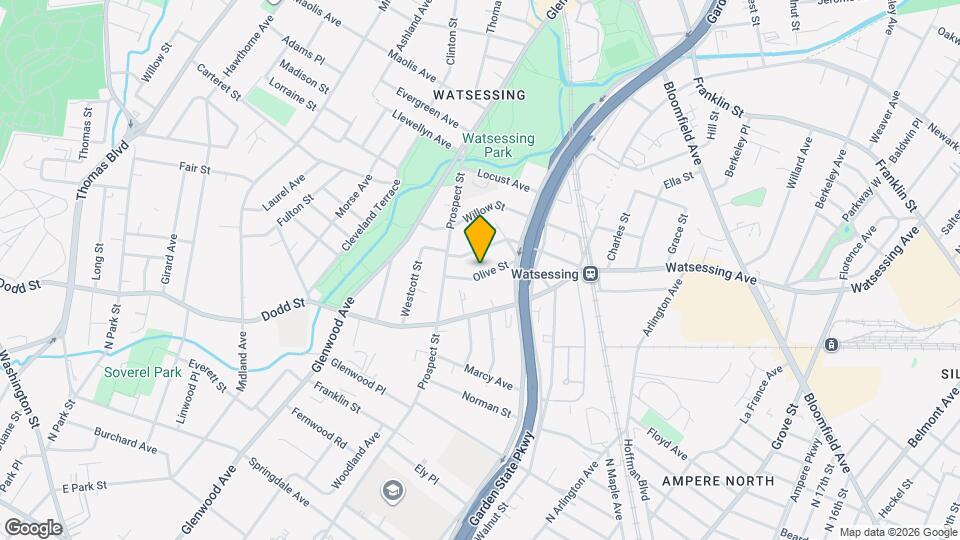 38 Olive St Mapa y Detalles de la Ubicación