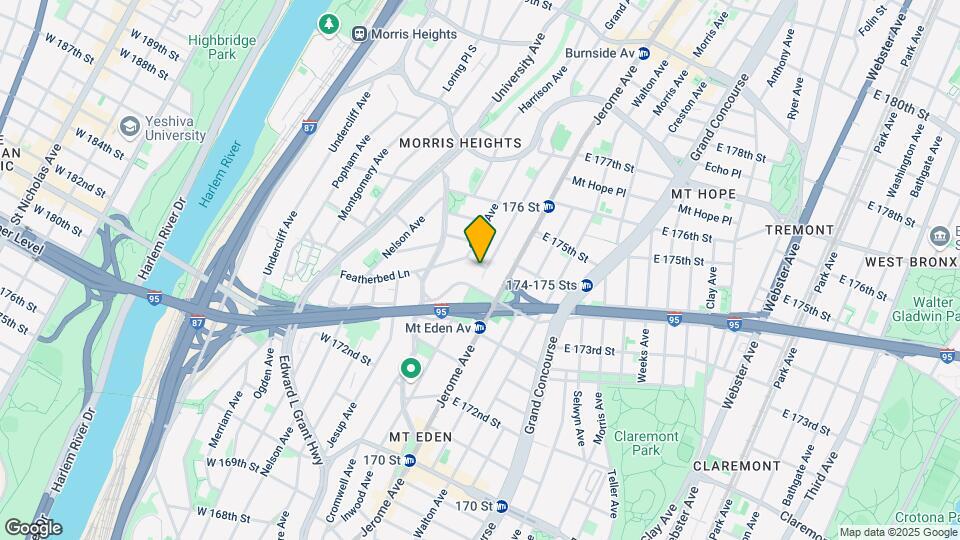 24 W 174th St Mapa y Detalles de la Ubicación