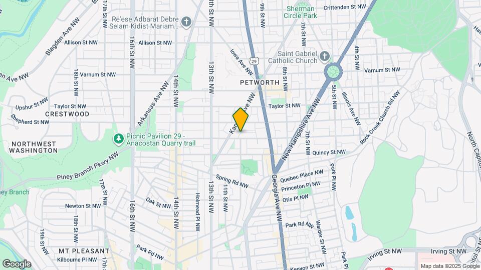 961 Randolph St NW Map and Location Details