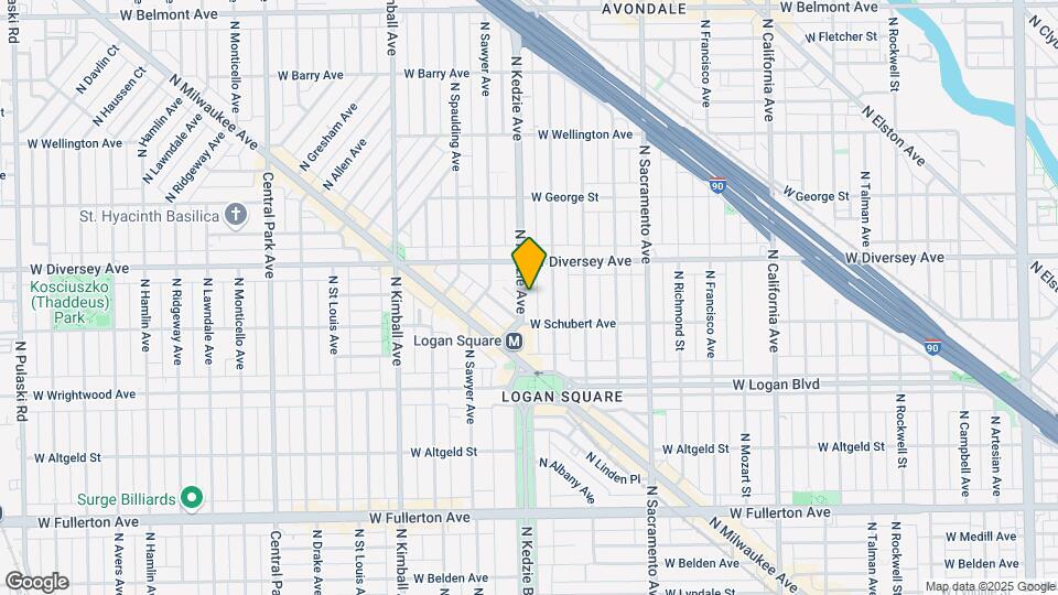 2725 N Kedzie Ave Mapa y Detalles de la Ubicación