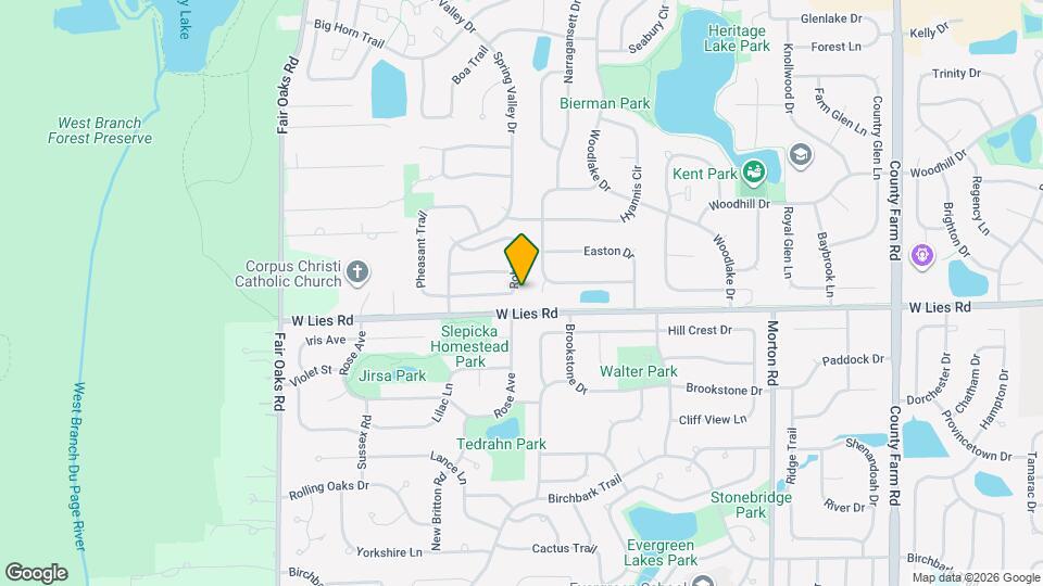 1256 Robin Dr Map and Location Details