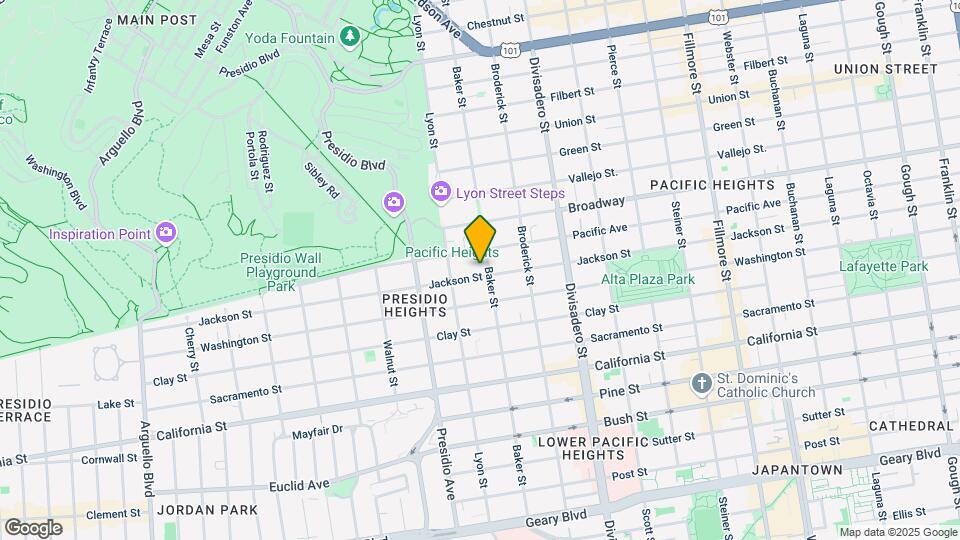 SF Ballet Housing Map and Location Details