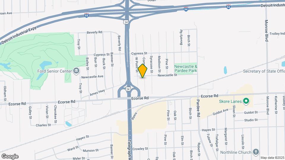 6832 Cornell St Map and Location Details