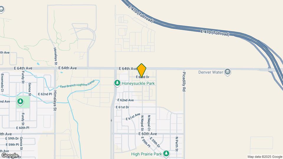 21114 E 63rd Dr Map and Location Details