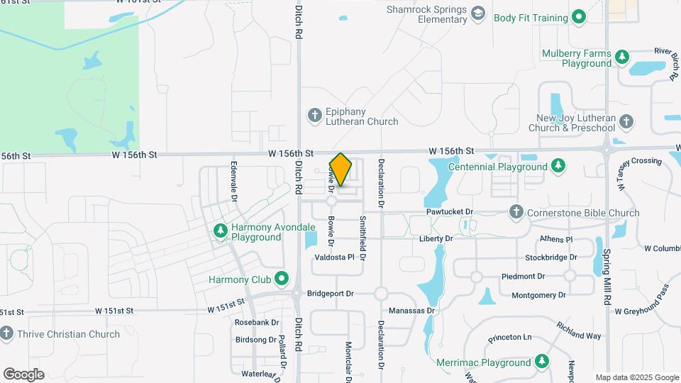 1229 Middlebury Dr Map and Location Details