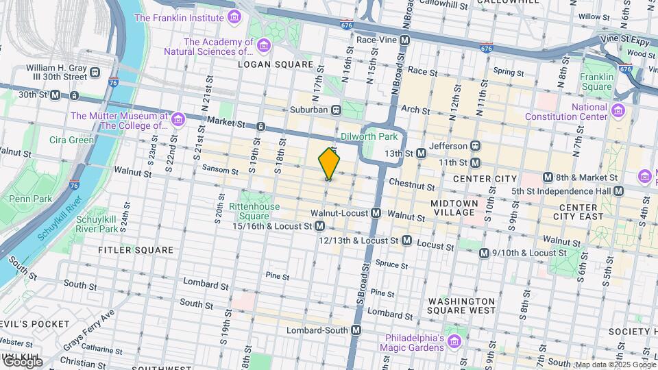 117 S 16th St Mapa y Detalles de la Ubicación