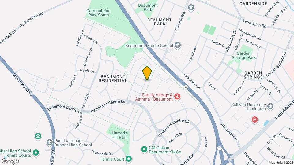 2132 Allegheny Way Map and Location Details